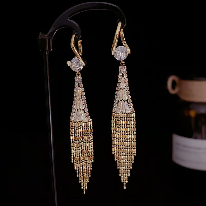 đ„LAST DAY Promotion 49% OFFđ„Diamond Tassel Earrings