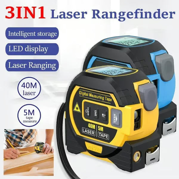 3-In-1 Infrared Laser Tape Measuring (Imperial & Metric)šFree Shipping