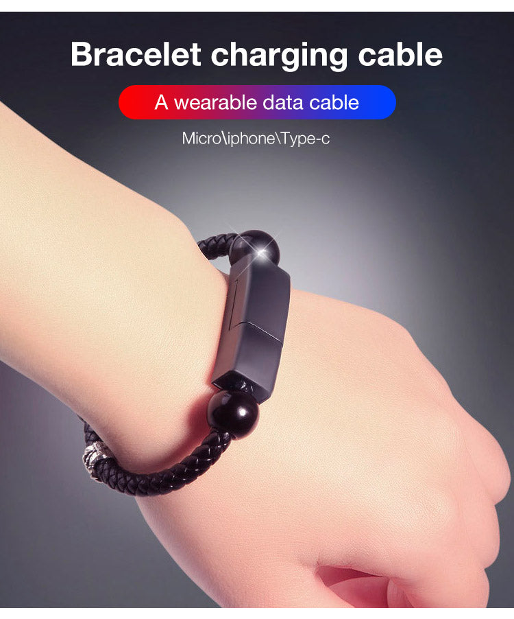 Bracelet charging cable
