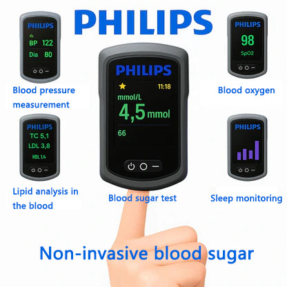 【PHILIPS】 Non-Invasive Blood Glucose Meter 2025