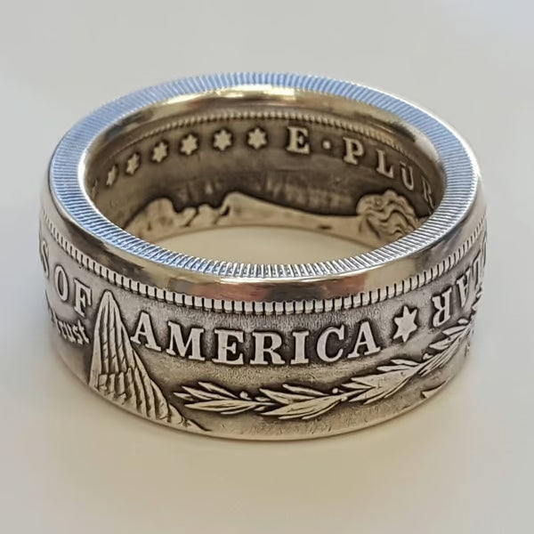 ๐1921 Classic Morgan Dollar Coin Ring