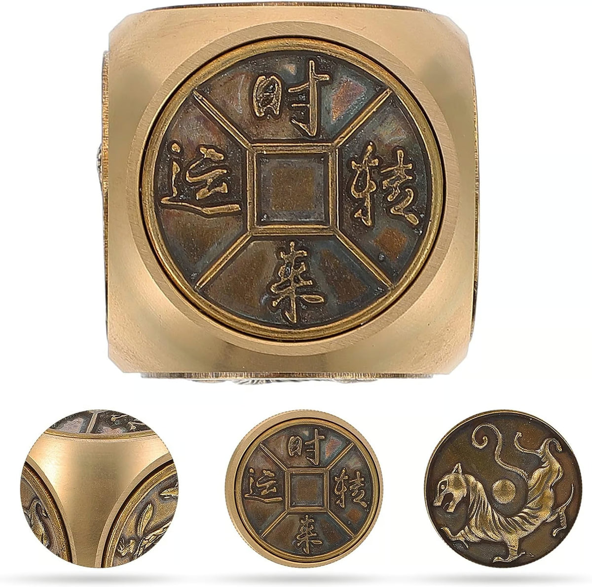 🎁God of Wealth arrives 49% OFF⏳Copper Turntable Decompression Toy🍀