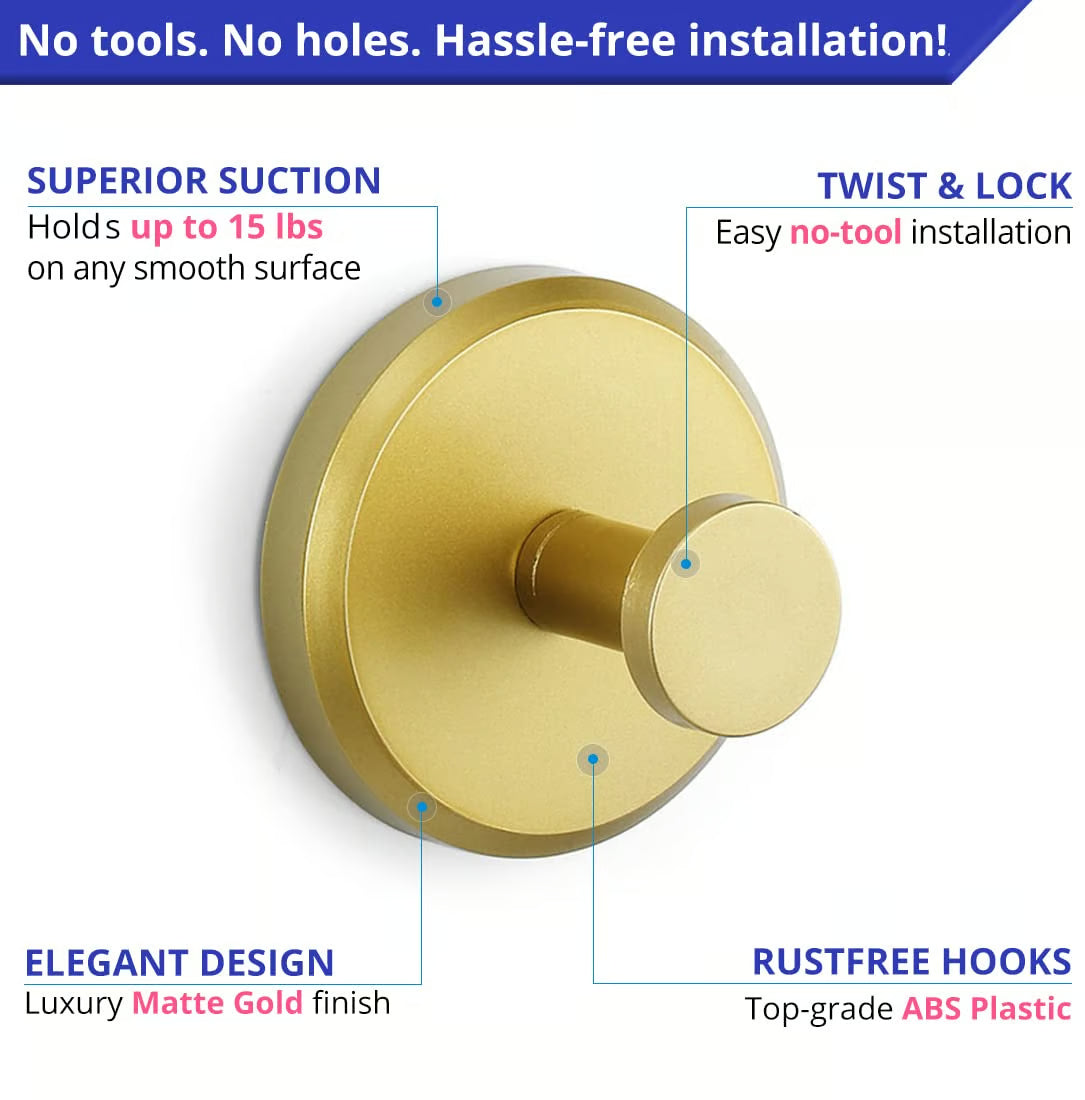 🔥Suction Cup Hooks（2pcs）