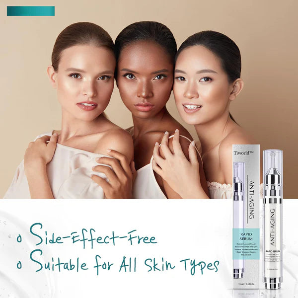 Tiworld™ Rapid Anti Wrinkle Serum, Face Lift Cream, Instant Wrinkle Remover for Face, Eye Bag and Neck, Wrinkle Cream for Face Deep Wrinkles
