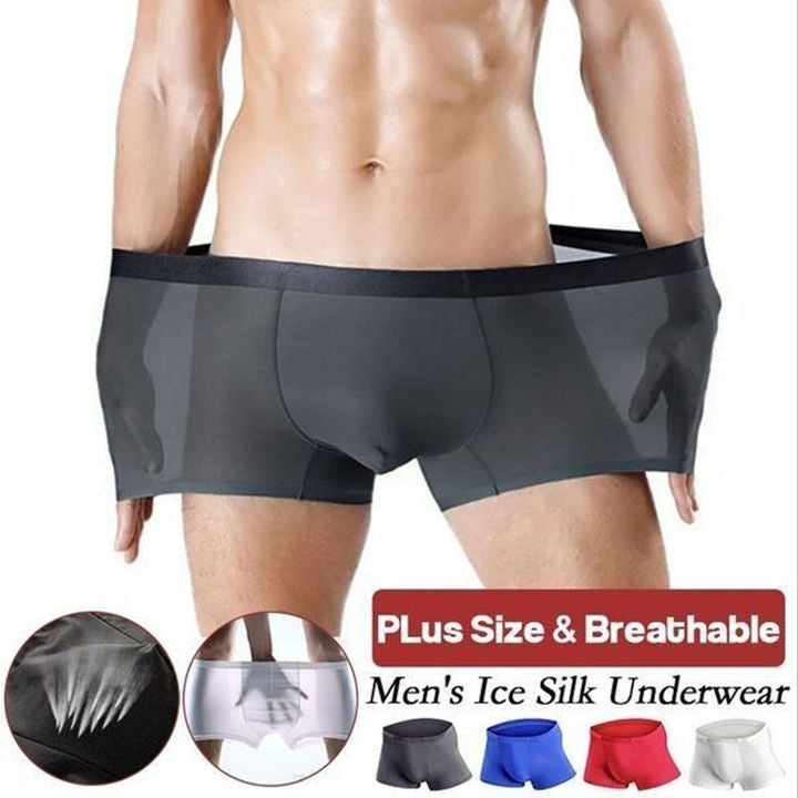 Men's Ice Silk Breathable Underwear（4PCS）