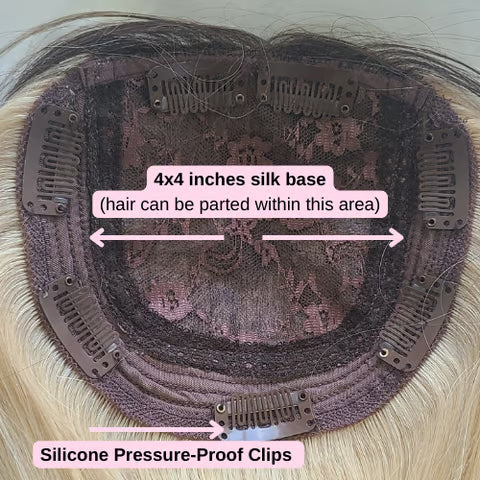Natural Hair Toppers With Bangs For Women Adding Hair Volume Topper