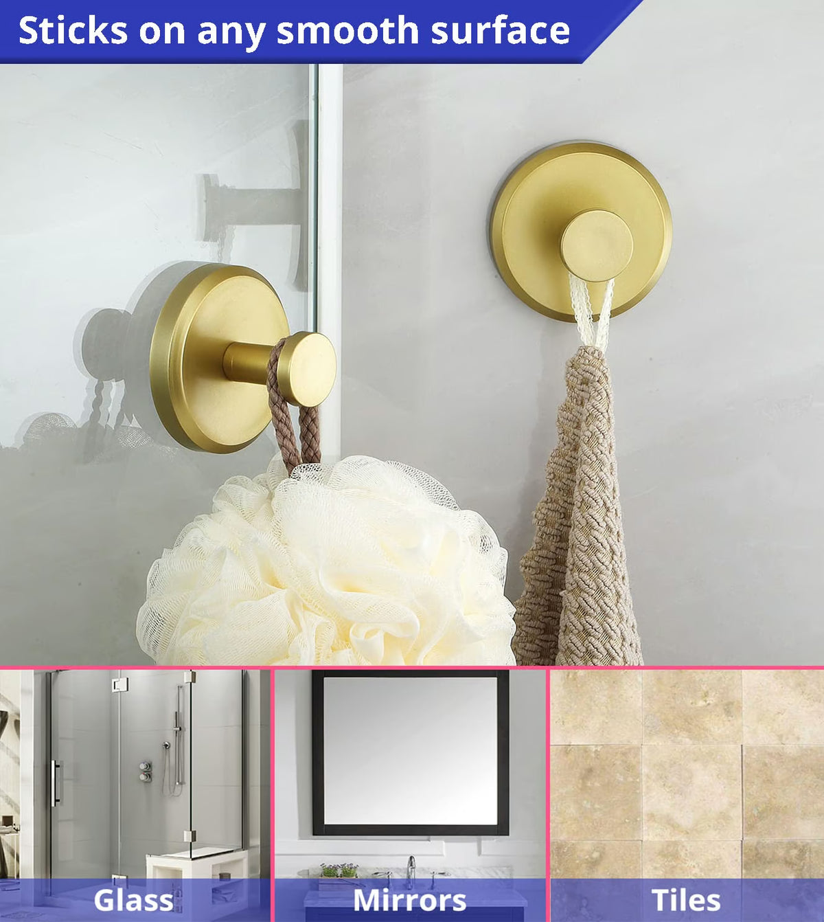 🔥Suction Cup Hooks（2pcs）