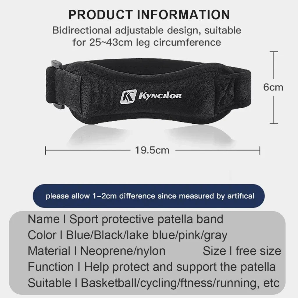 1PC Adjustable Patellar Support Strap