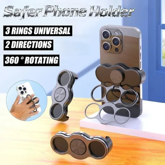 3-Finger Phone Grip & Stand