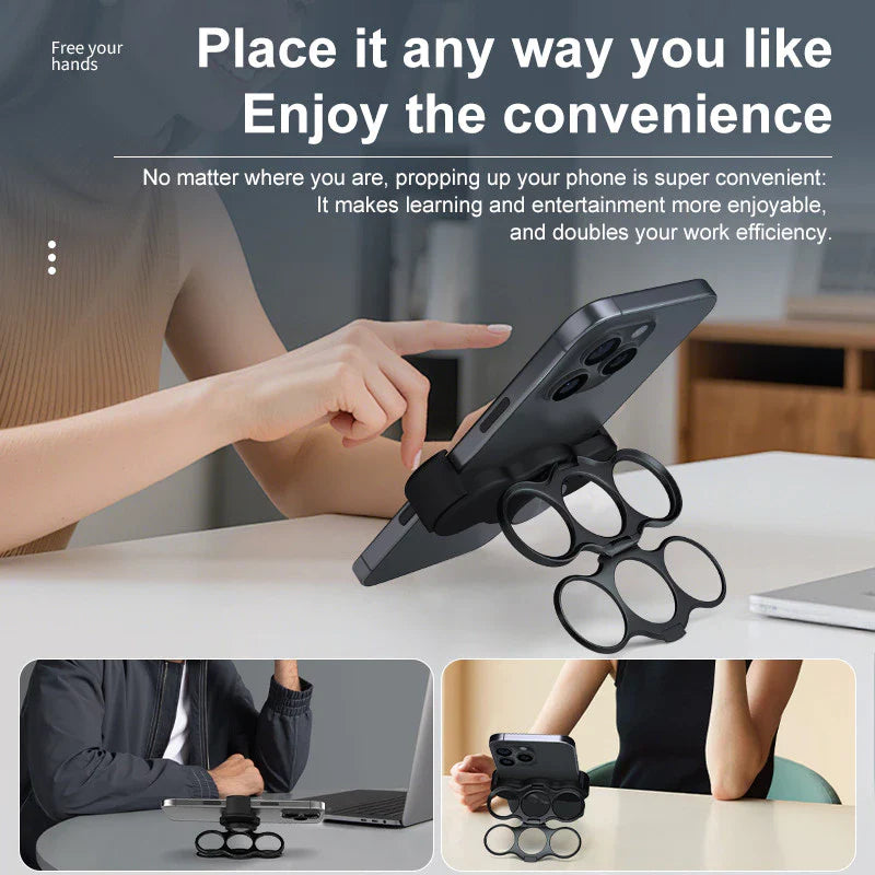 3-Finger Phone Grip & Stand