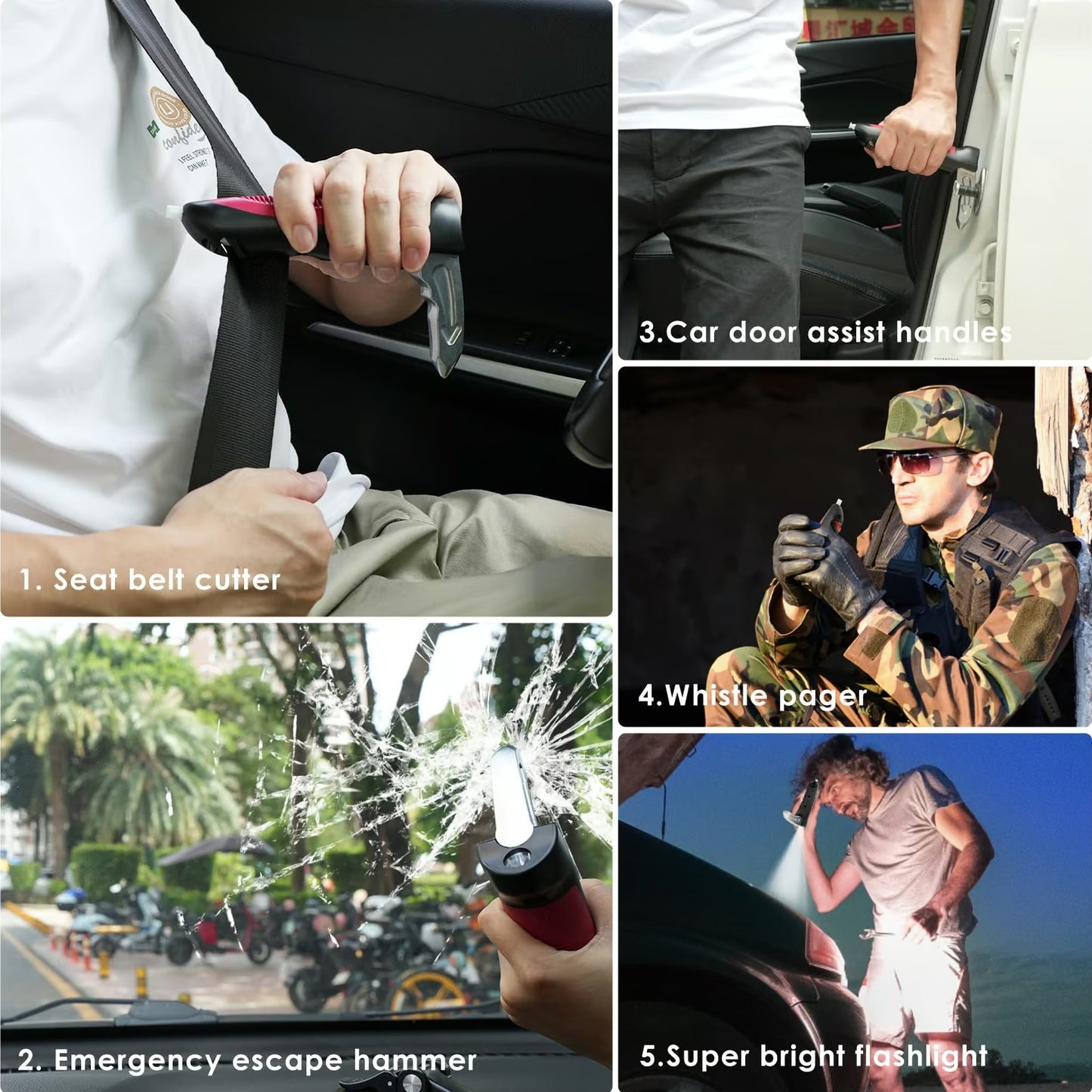 5 in 1 Car Door Handle Assist