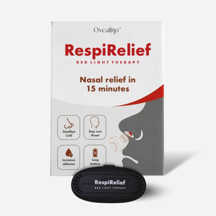 OveallgoTM RespiRelief Red Light Nasal Therapy Instrument