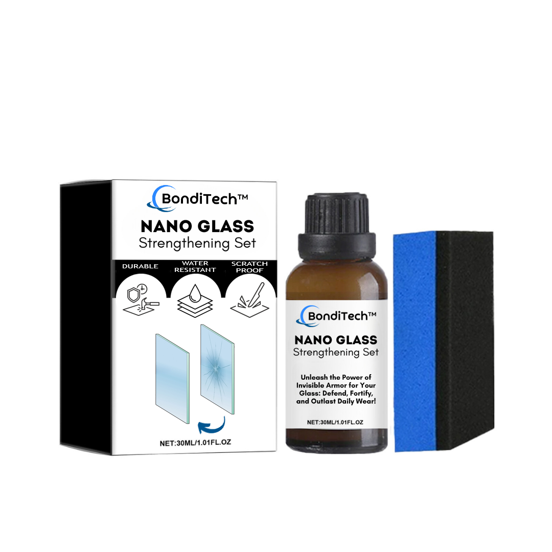 BondiTech™ Nano Glass Strengthening Set - Make glass better and stronger!