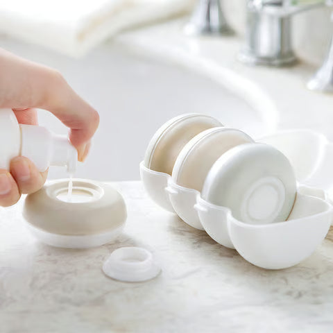 Reusable Travel Lotion Container Set (4 Pieces)