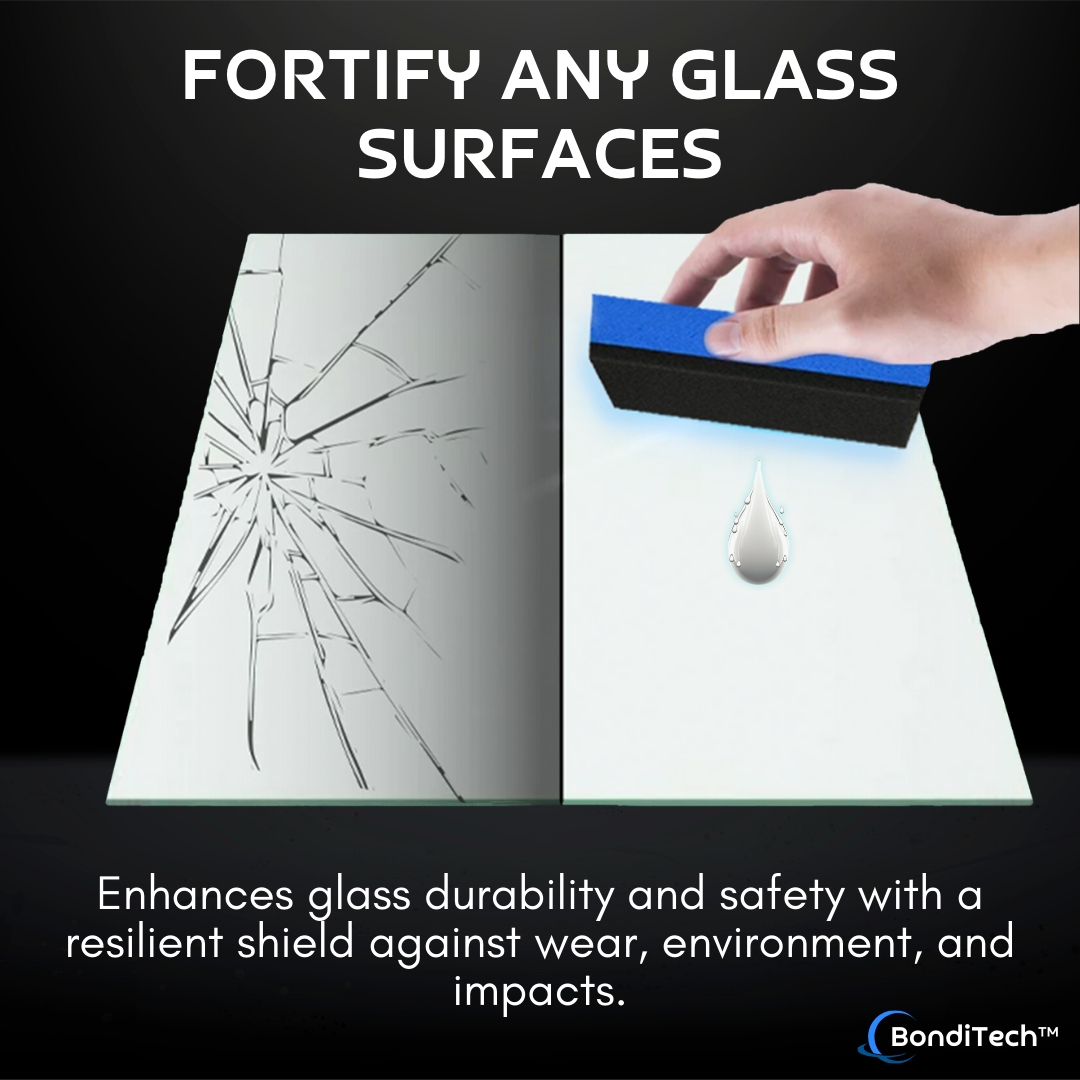 BondiTech™ Nano Glass Strengthening Set - Make glass better and stronger!