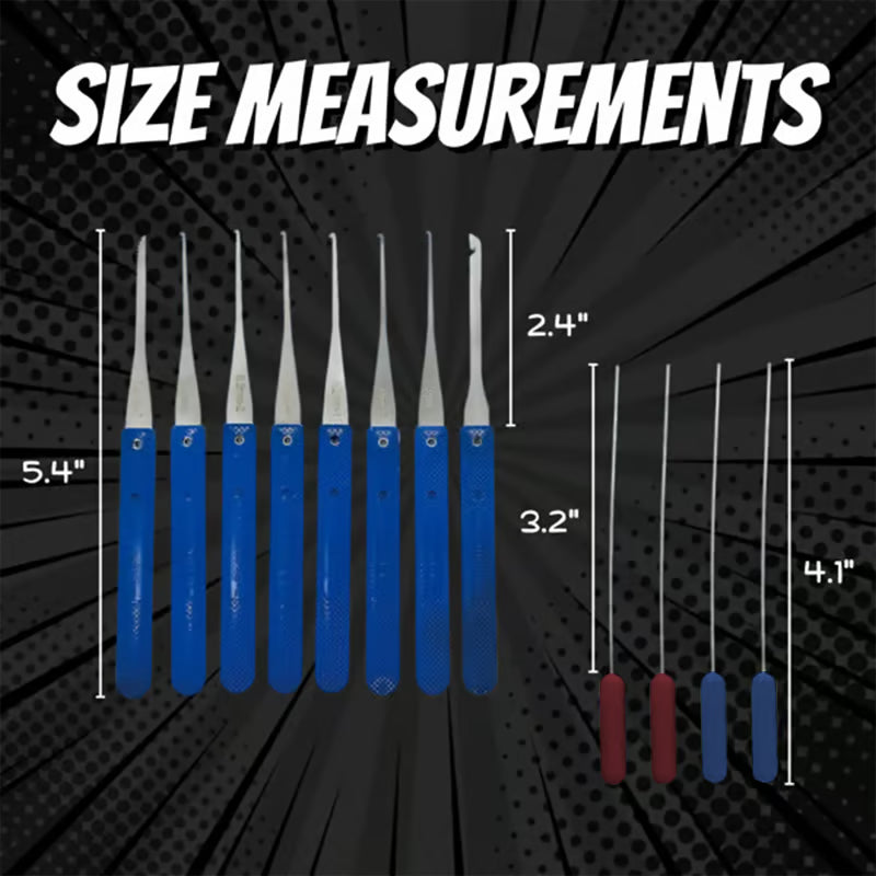 👍12 pc Broken Key Extractor and Removal Tool Set - Fix jammed locks and keyholes
