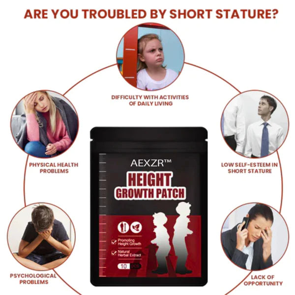AEXZR™ Height Stimulating Foot Patch