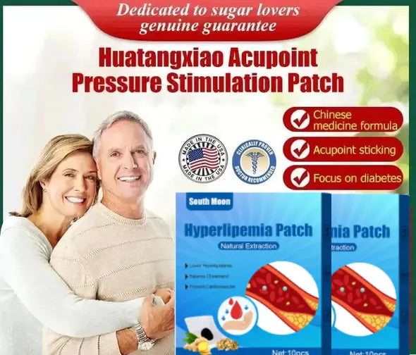 Blood Sugar Acupoint Pressure Health Sticker