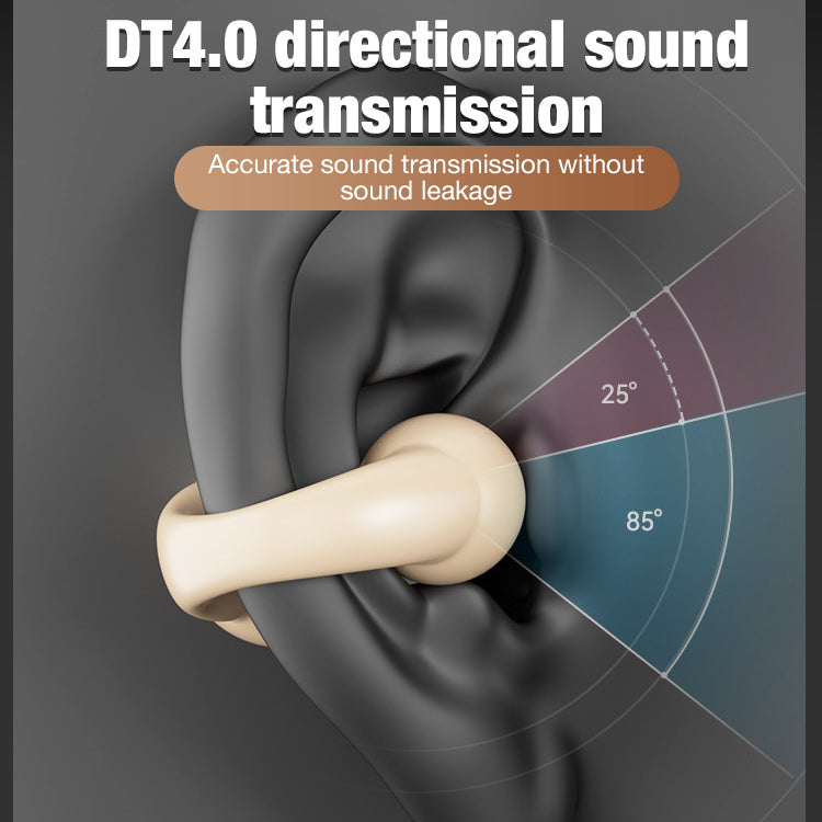 Bluetooth ear clip headphones - Intelligent high-definition noise reduction calls - No damage to the eardrum