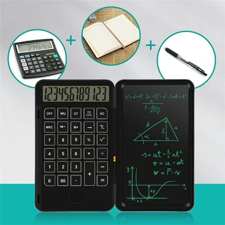 🔥Foldable digital drawing tablet calculator with stylus