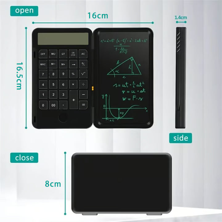 🔥Foldable digital drawing tablet calculator with stylus
