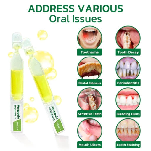 GFOUK™ PearlWhite Plant Extract Tartar Removal Ampoule Toothpaste