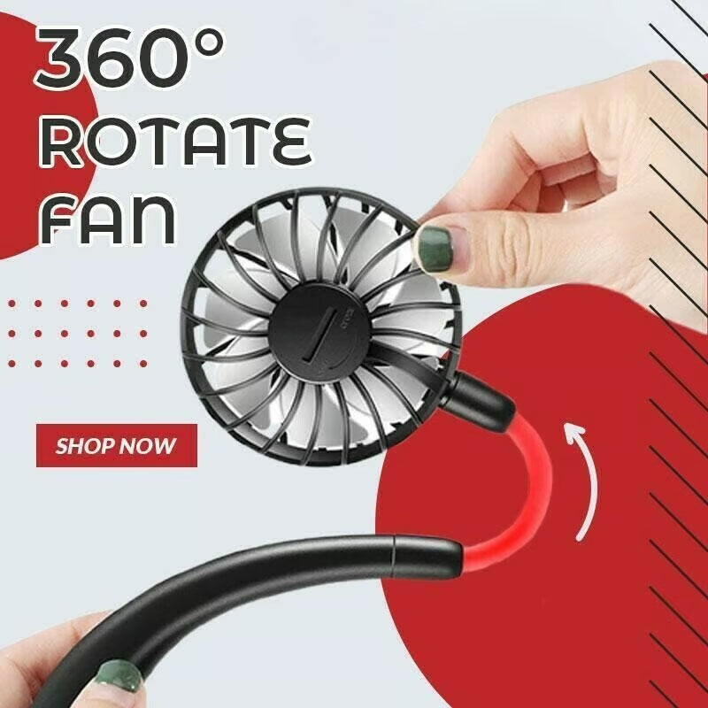 🎁Great Gift in Summer🎁Portable Hanging Neck Fan