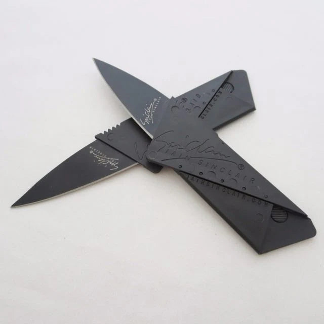 Portable Credit CardShape Folding Knife