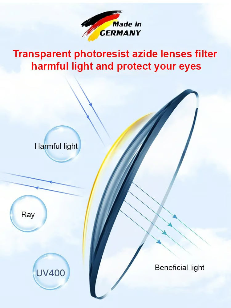 Reading glasses attached to the back of the phone