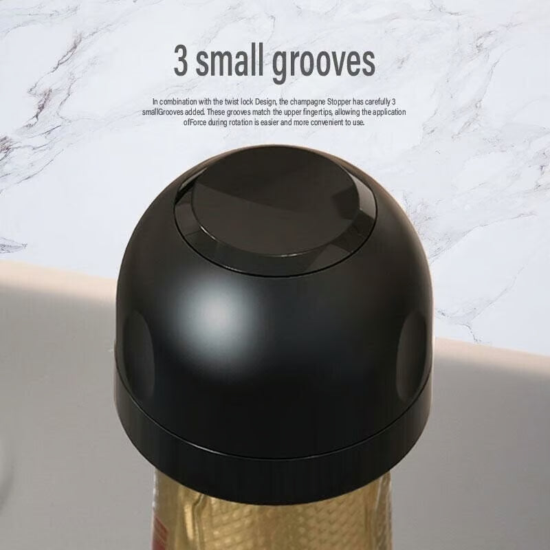 Silicone Sealed Champagne Stopper