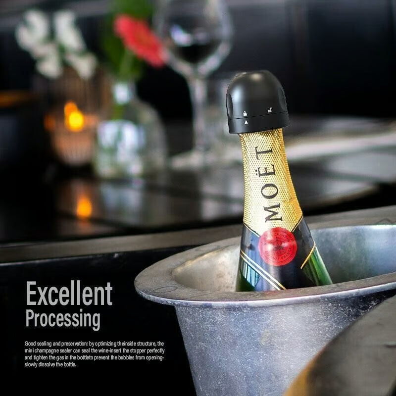 Silicone Sealed Champagne Stopper