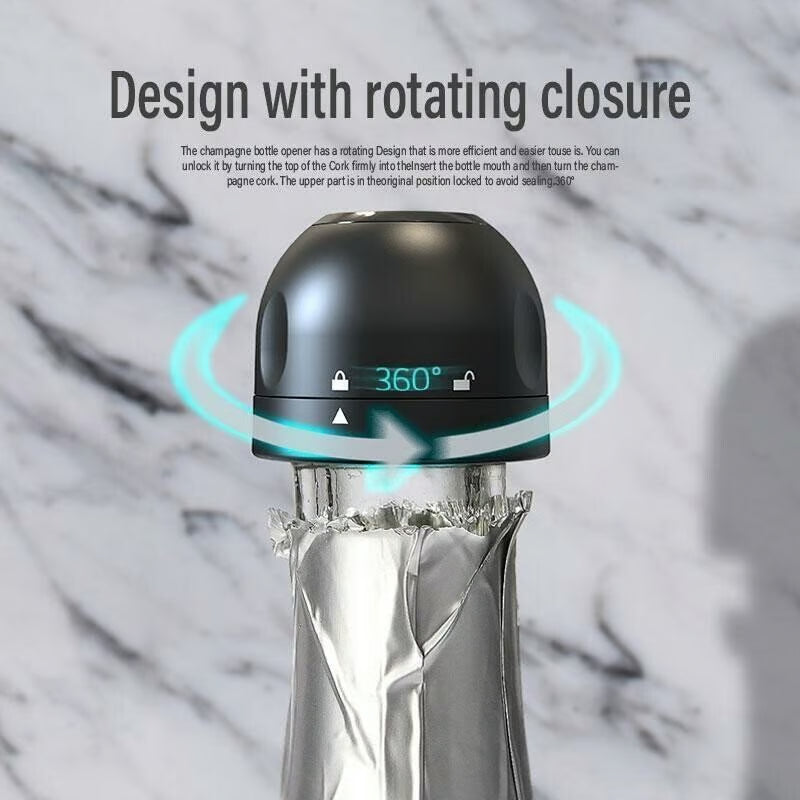 Silicone Sealed Champagne Stopper