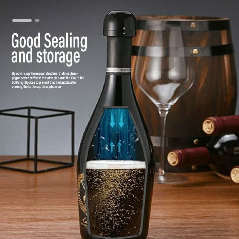 Silicone Sealed Champagne Stopper