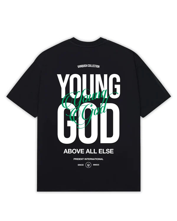 YOUNG GOD T-SHIRT - BLACK