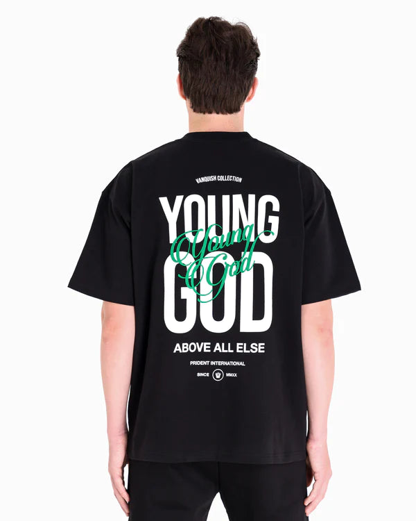 YOUNG GOD T-SHIRT - BLACK
