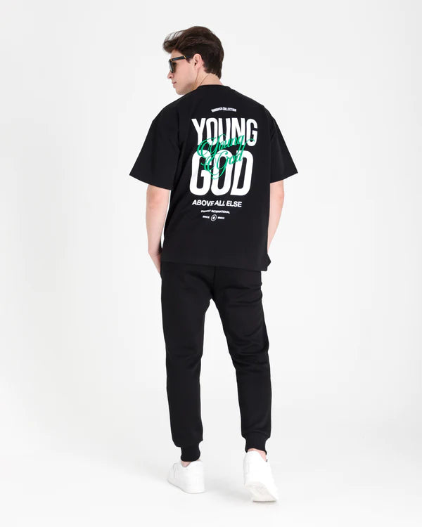 YOUNG GOD T-SHIRT - BLACK