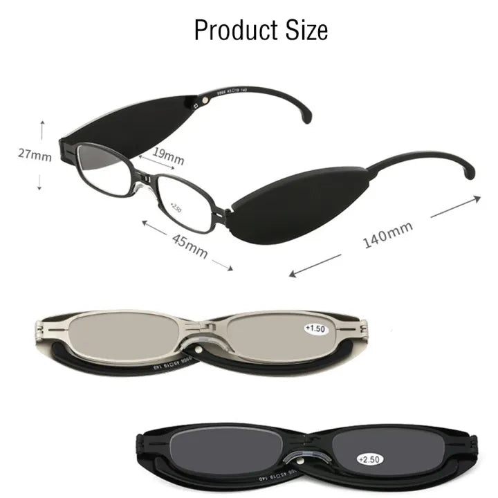 🔥Buy 1 Free 1🔥Mini Folding Presbyterian Glasses【2 Pcs】