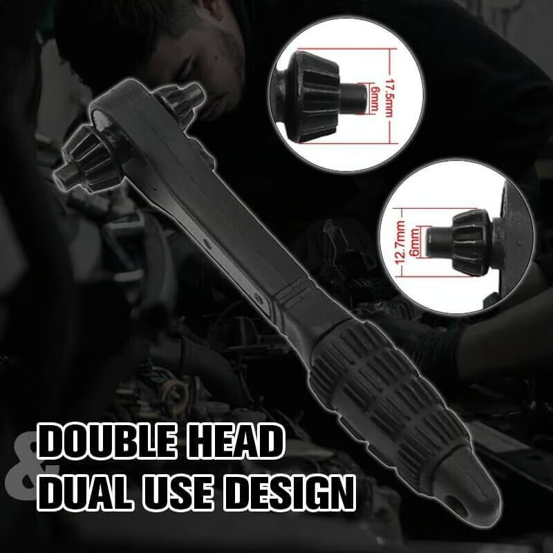2 in 1 Drill Chuck Ratchet Spanner🔥【2pcs】