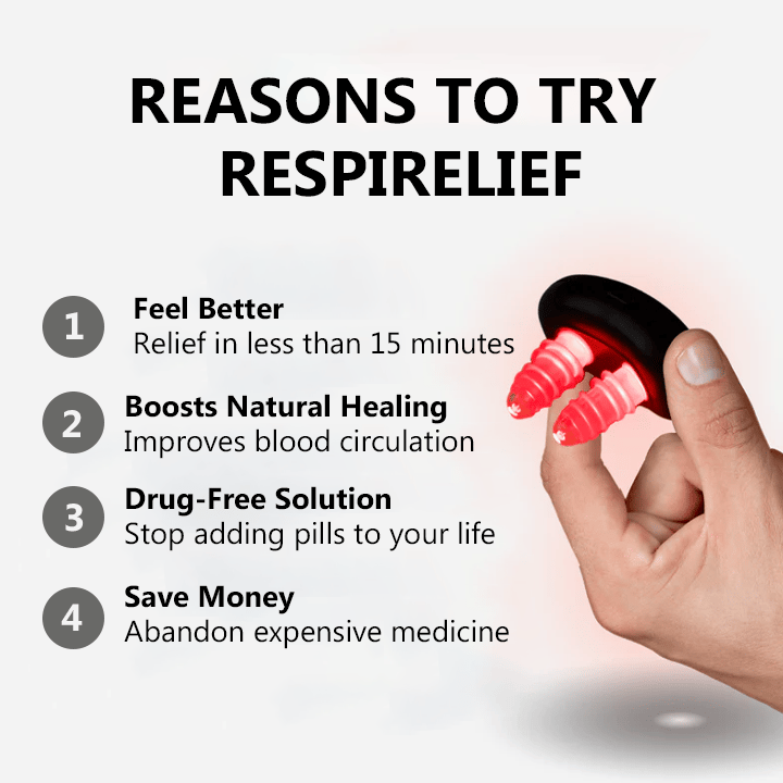 OveallgoTM RespiRelief Red Light Nasal Therapy Instrument