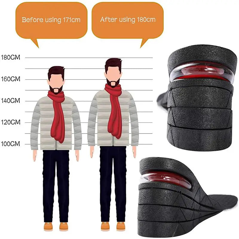 Invisible Air Height Increase Insoles