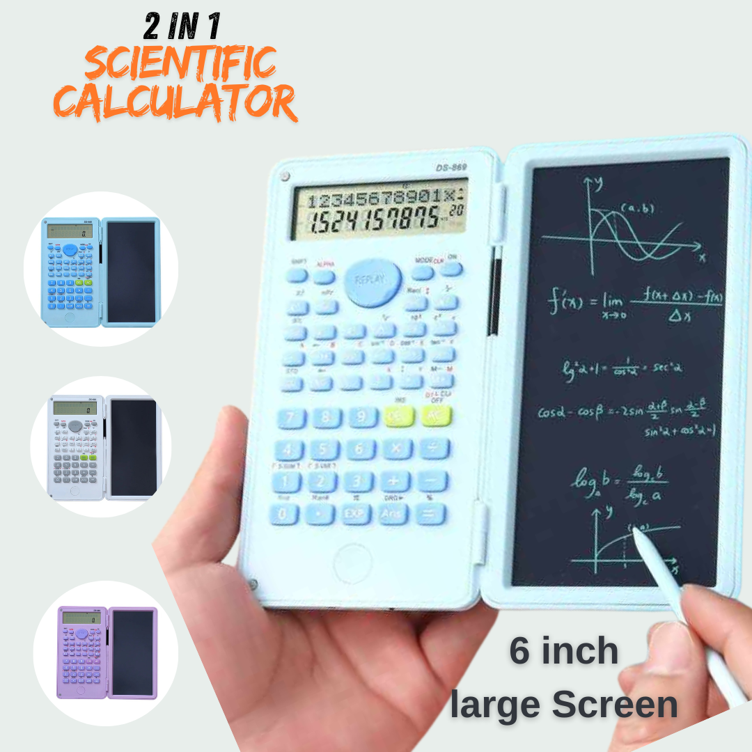 DS-869 Scientific Calculator with Writing Pad