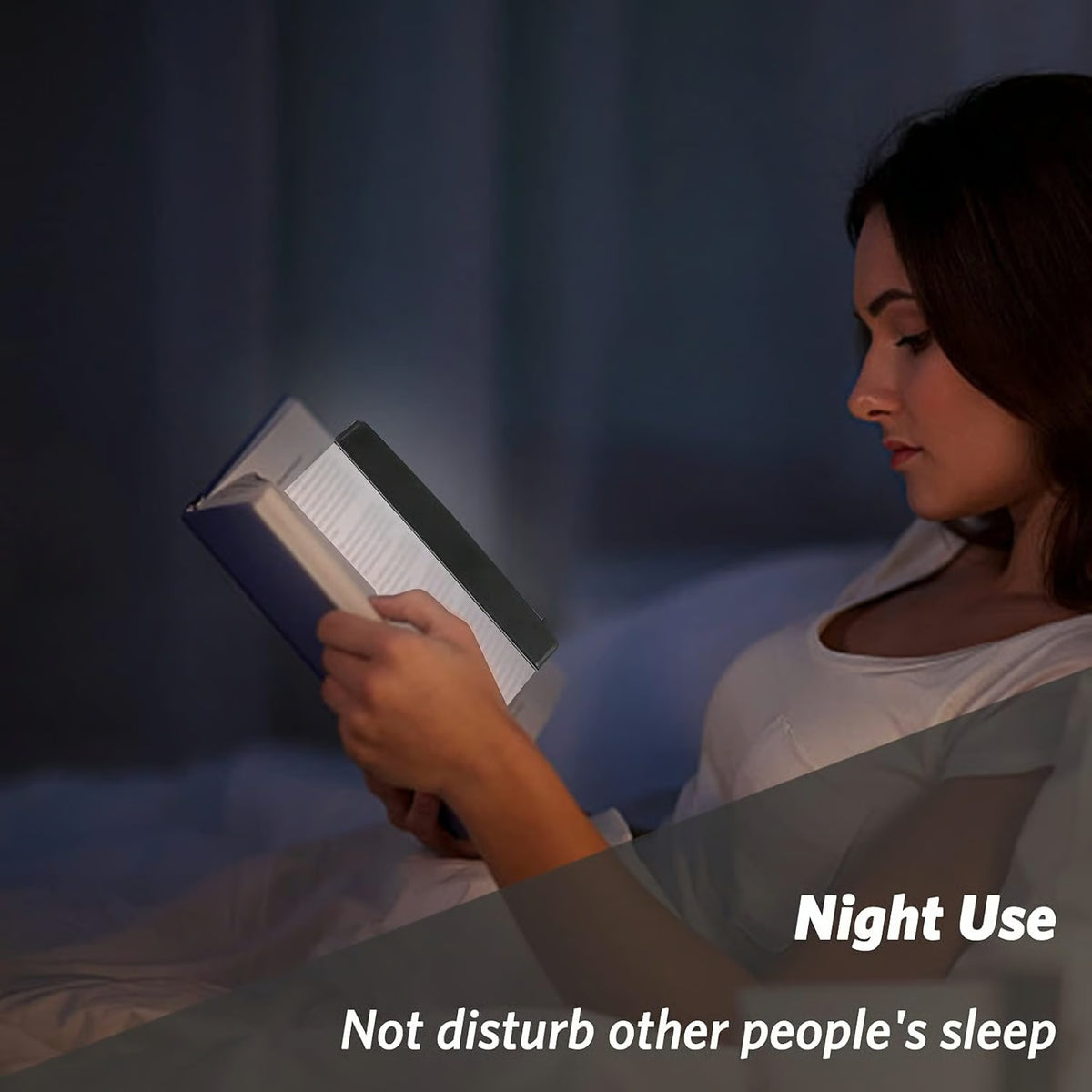 Multifunctional LED flat-panel night vision reading lamp