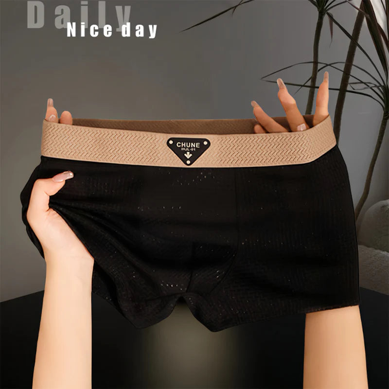 🔥2025 Summer New Arrivals Hot Sale 🩲Comfortable, cooling and quick-drying boxer shorts for men - comfort in summer!