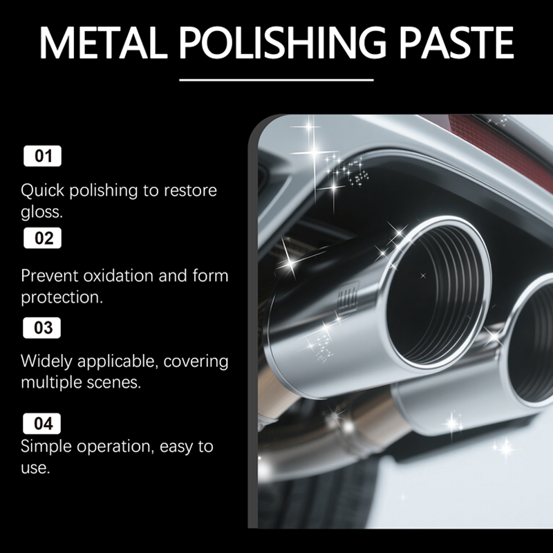 🎉【Special Offer】Metal Polishing Paste 100g | Removes Rust & Oxidation | Includes Sponge🎉