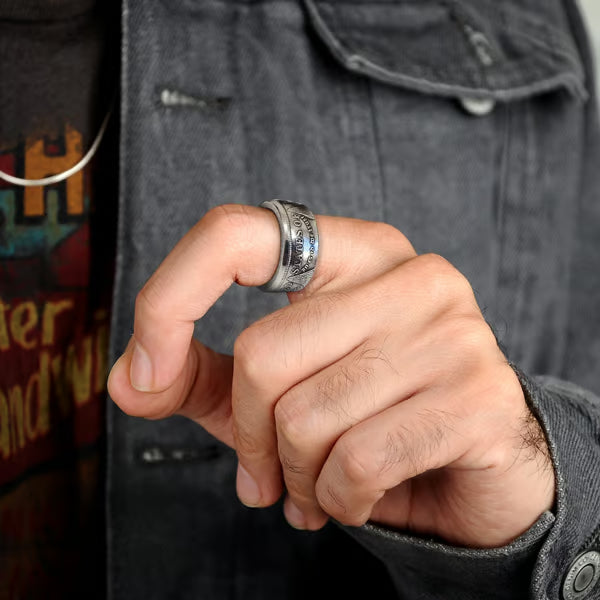 🎁1921 Classic Morgan Dollar Coin Ring