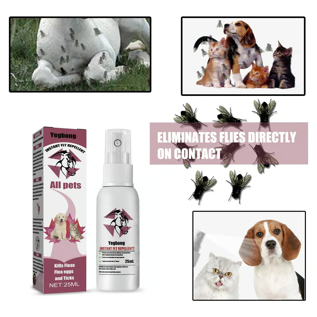 🍀Instant Equine Fly Repellent🍀